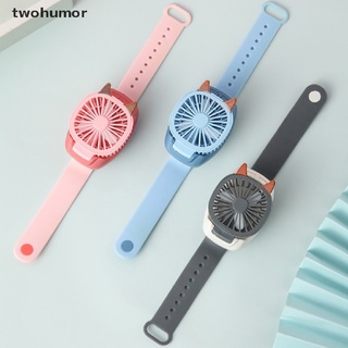 [twohumor] ventilador de mano usb reloj ventilador pequeño electrodomésticos creativo aire acondicionado ventilador [twohumor]