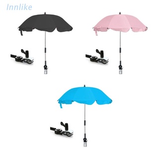 Inn cochecito de bebé paraguas UV protección contra lluvia paraguas 360 grados ajustable parasol visera cubierta de toldo f