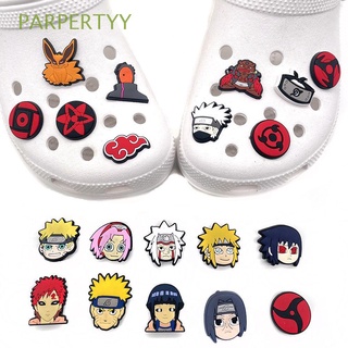 Charms PARPERTYY Nuevo Zapato Encantos PVC Anime Naruto Decoración Niño Regalos Demon Slayer Blade Jibbitz Dibujos Animados Japoneses