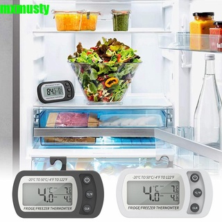 Mxmusty termómetro magnético congelador pantalla LCD nevera medidor de temperatura portátil impermeable colgante refrigerador refrigerador herramienta de cocina