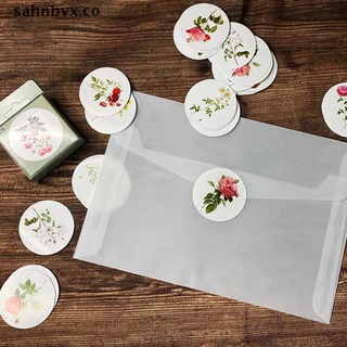sah vintage retro flor de pintura mini papel diario pegatina decoración. (5)