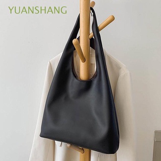 Yuanshang Bolsa De hombro Casual De cuero flexible De gran capacidad/Multicolorido Para Compras/viajes