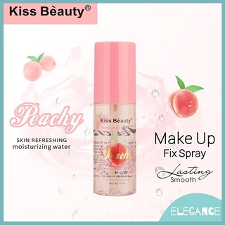 KISS BEAUTY 1 beso belleza 75ml melocotón ajuste spray agua encoge poros y conjuntos de maquillaje rápidamente 1 (1)