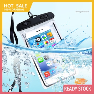 Hy-Hs Glow in Dark Underwater natación bolsa impermeable teléfono celular bolsa seca funda cubierta