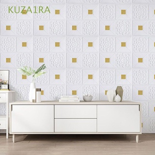 KUZA1RA 3D Wall Decoration XPE Wall Panels Foam Wallpaper Peel and Stick for Living Room Waterproof Bathroom Bedroom Self Adhesive Home Decor/Multicolor