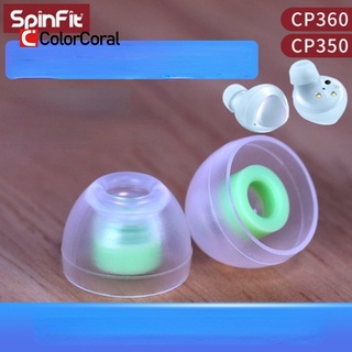 colorcoral para spinfit cp360 silicona auriculares in-ear silicona puntas de oído para true inalámbrico bluetooth auricular cp360