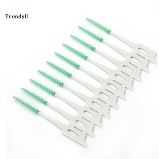 trendyu 40 púas de palillo de dientes suaves cepillo masajeador dental cuidado de la salud dental (3)