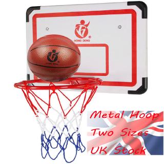 Viento 32cm/45cm montado en la pared colgante baloncesto portero aro borde red de Metal artículos deportivos (1)