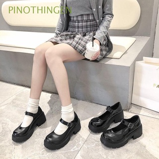 PINOTHINGEN Plus Size Lolita Shoes Platform Shoes Mary Jane Shoes Japanese Style Women Students High Heel Girl's Vintage/Multicolor