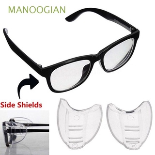 manoogian práctico protector lateral tpu poliuretano gafas de seguridad protección de ojos universal flexible durable transparente gafas