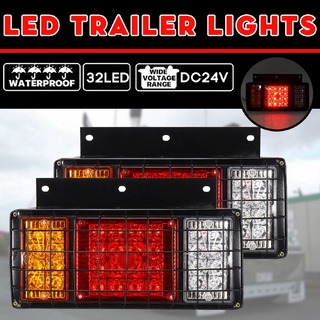 2x 24v 36 led remolque luces laterales frontal lateral marcador lámpara indicador caravana camión