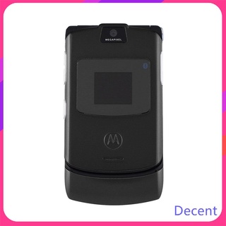 Motorola V3 Flip Teléfono Máquina Reacondicionado Estándar Negro 7 Idiomas (Capacidad Real 5MB , Predeterminada Virtual 1G) (3)