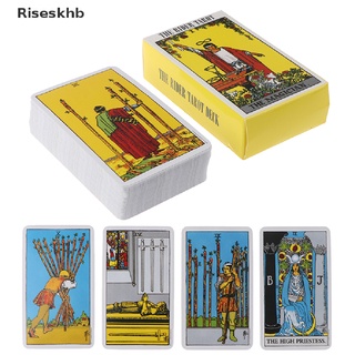 riseskhb 1box magical rider tarot cartas edición misteriosa tarot juego de mesa 78 cartas *venta caliente