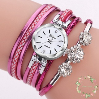 Reloj de pulsera de cuarzo elegante Casual brillante para mujer/mujer
