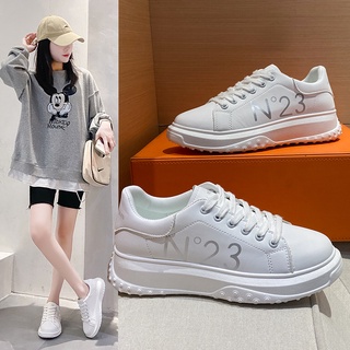 Net red printed small white shoes women s thick-soled student casual shoes women s shoes 2021 single shoes low-top shoes couple sports shoes
