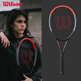 Wilson - raqueta de tenis de fibra de carbono CLASH 100, raqueta de tenis profesional