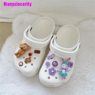 [Manysincerity] Lindos encantos de diseñador JIBZ Croc Charms accesorios obstruir zapato botón decoración (1)