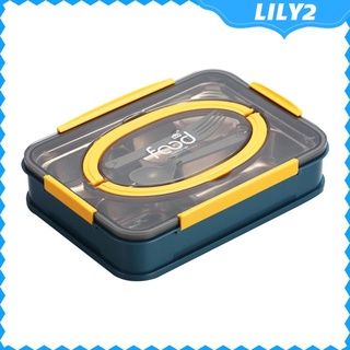 (Lily2) Lonchera Portátil apilable/ Bento De acero inoxidable/Portátil/contenedor Térmico Para almuerzo/Comida