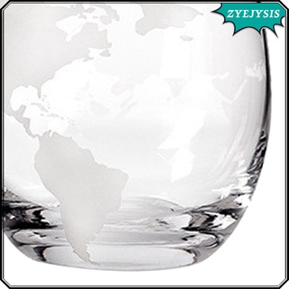 Whiskey Decanter Globe Set Glass World Map Home Liquor Decanter for Men Gift (3)