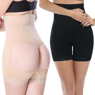 mujeres de cintura alta bragas sin costuras cuerpo shaper butt levantador slim ropa interior (1)