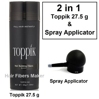 Toppik fibras capilares 27.5g + aplicador de Spray - hecho en estados unidos