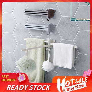 sn_ organizador de toallas de baño para cocina, soporte de pared plegable, gancho giratorio (1)