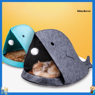 Be-Shark - alfombrilla plegable para mascotas, gatos, perros, pompón, cama para dormir, nido de casa