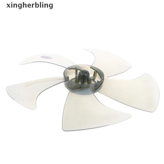 xlco - hoja de ventilador de plástico de 5 hojas con tapa de tuerca para ventilador de pedestal