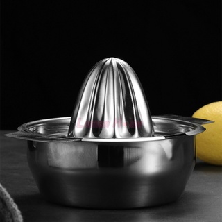 J1- exprimidor de acero inoxidable Mini exprimidor Manual de cítricos fruta limón naranja prensa exprimidor filtro tazón hogar cocina Gadget (9)