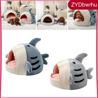 Pet House Cat Dog Sleeping Bed Nest Puppy Warm Cushion Semi-closed Kennel