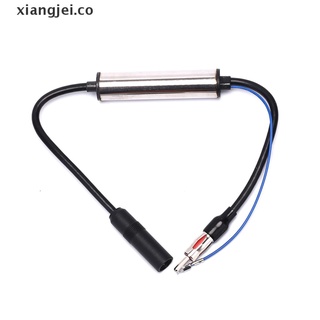 [xiangjei] antena de coche enchufe radio fm en línea amplificador de señal aérea amplificador de extensión cable co
