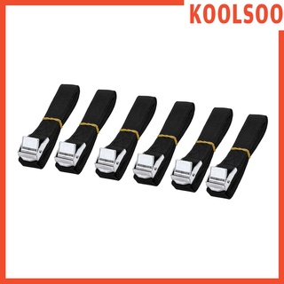 [Koolsoo] correas de amarre con diente de sierra 6 piezas correas de amarre de leva hasta 330 lbs