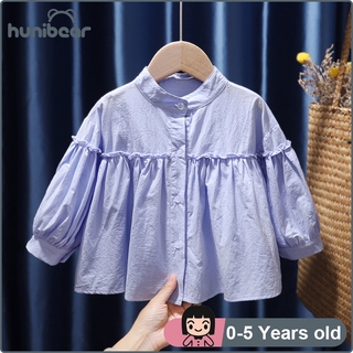 Blusas y Polos nuevo otoño ropa niña pequeña camisa fresca niños camisa bebé estilo universitario camisa estilo occidental 0-5 años (1)