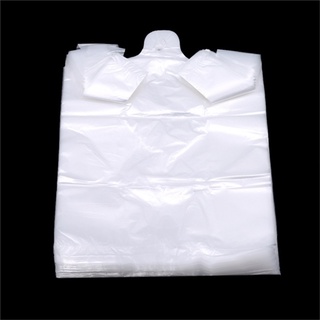100pcs 20 * 30 cm bolsas transparentes bolsa de compras de plástico supermercado bolsas con embalaje de alimentos