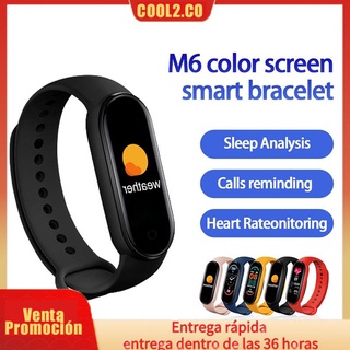 entrega rápida m6 smart watch versión global del reloj inteligente con monitoreo bluetooth ecg cool2