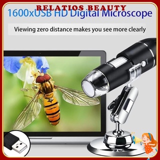 [venta] microscopio digital electrónico hd 1600x lupa usb 8led luz de relleno para reparación de teléfonos (1)
