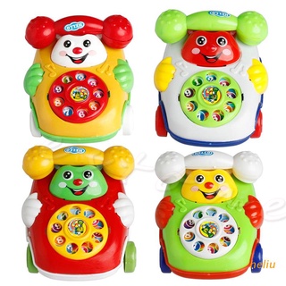 heliu juguetes de bebé música de dibujos animados teléfono móvil desarrollo educativo niños regalos juguete