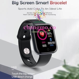 Reloj inteligente y68/reloj inteligente android/monitoreo de frecuencia cardíaca PK D20/D28/SMART watch