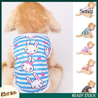 SQGT Camiseta Para Mascotas Elegante Decorativa De Poliéster Perro Rosa Flores Chaleco Para Caminar