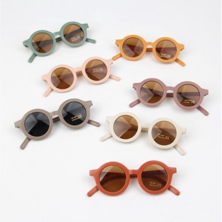 tona Gafas De Sol Para Niños UV400 Protectora color Sólido Estilo retro Y Niñas (7)