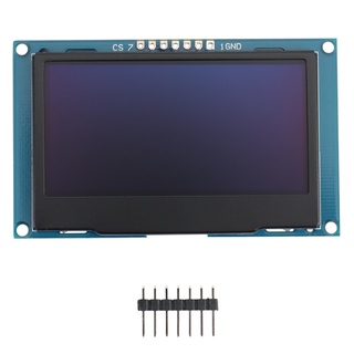 2.42 pulgadas 12864 128x64 OLED Display ule IIC I2C SPI (fuente amarilla) (9)