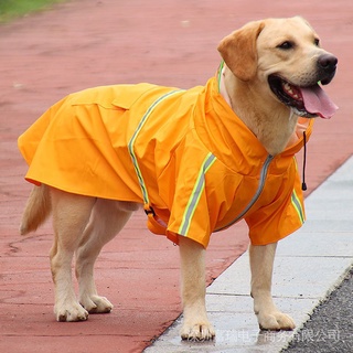 Impermeable reflectante para mascotas, perro, impermeable, capa dorada Retriever Labrador