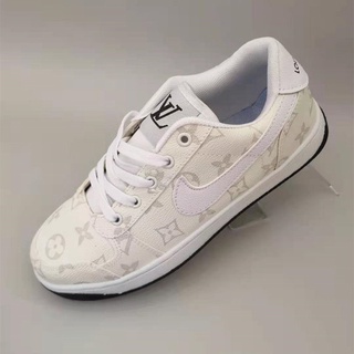 ! ¡Louis Vuitton! Cómodo la nueva tendencia zapatos para los hombres zapatos blancos