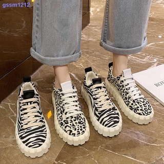 2021 primavera nueva impresión leopardo y cebra impresión con cordones plataforma plataforma mocasines mujeres s cuña fondo plano todo-partido color coincidencia zapatos (1)