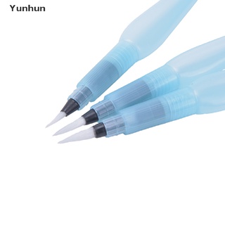 yunhun 3 piezas de pincel de agua para manualidades de acuarela, tinta de caligrafía