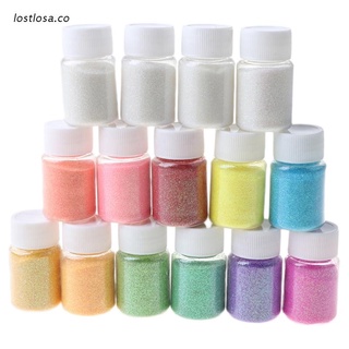 los 15 colores brillantes lentejuelas brillo cristal epoxi relleno de limo tinte en polvo pigmentos