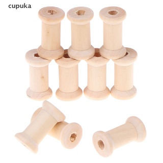 cupuka - 10 bobinas de madera, organizador para cintas de costura, hilo de madera, manualidades co (5)