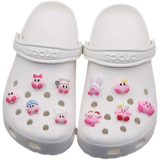Crocs zapatos decoración accesorios - estrella Kirby serie (1 Pc) niños moda Vamp decoración de dibujos animados bolsa accesorios (9)