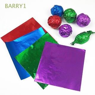 Barry1 envoltorio de Chocolates de colores DIY caramelo embalaje envolturas de caramelo decoraciones de papel 4x4 pulgadas para huevos de pascua fiesta favores cuadrado papel de aluminio hojas de papel/Multicolor