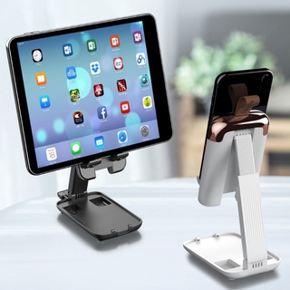 yunl plegable extender soporte de escritorio teléfono móvil soporte soporte para -iphone ipad pro tablet flexible ergonómico plegable ajustable mesa de metal de escritorio ajustable teléfono móvil soporte